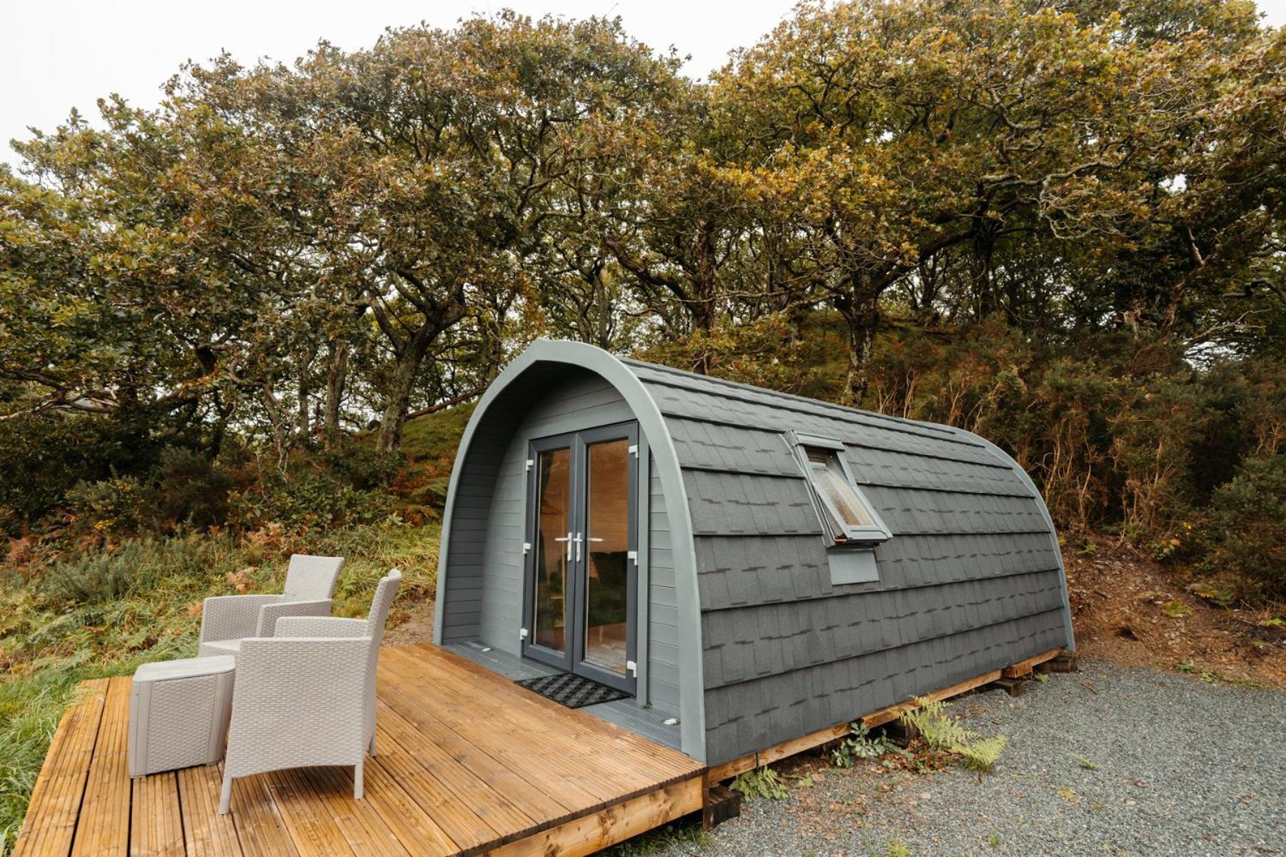 Cefn Crib Cabins Machynlleth Exterior photo